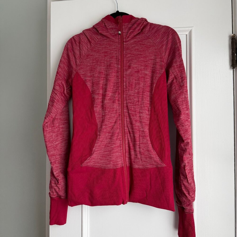 Lululemon reversible hoodie jacket Red 8